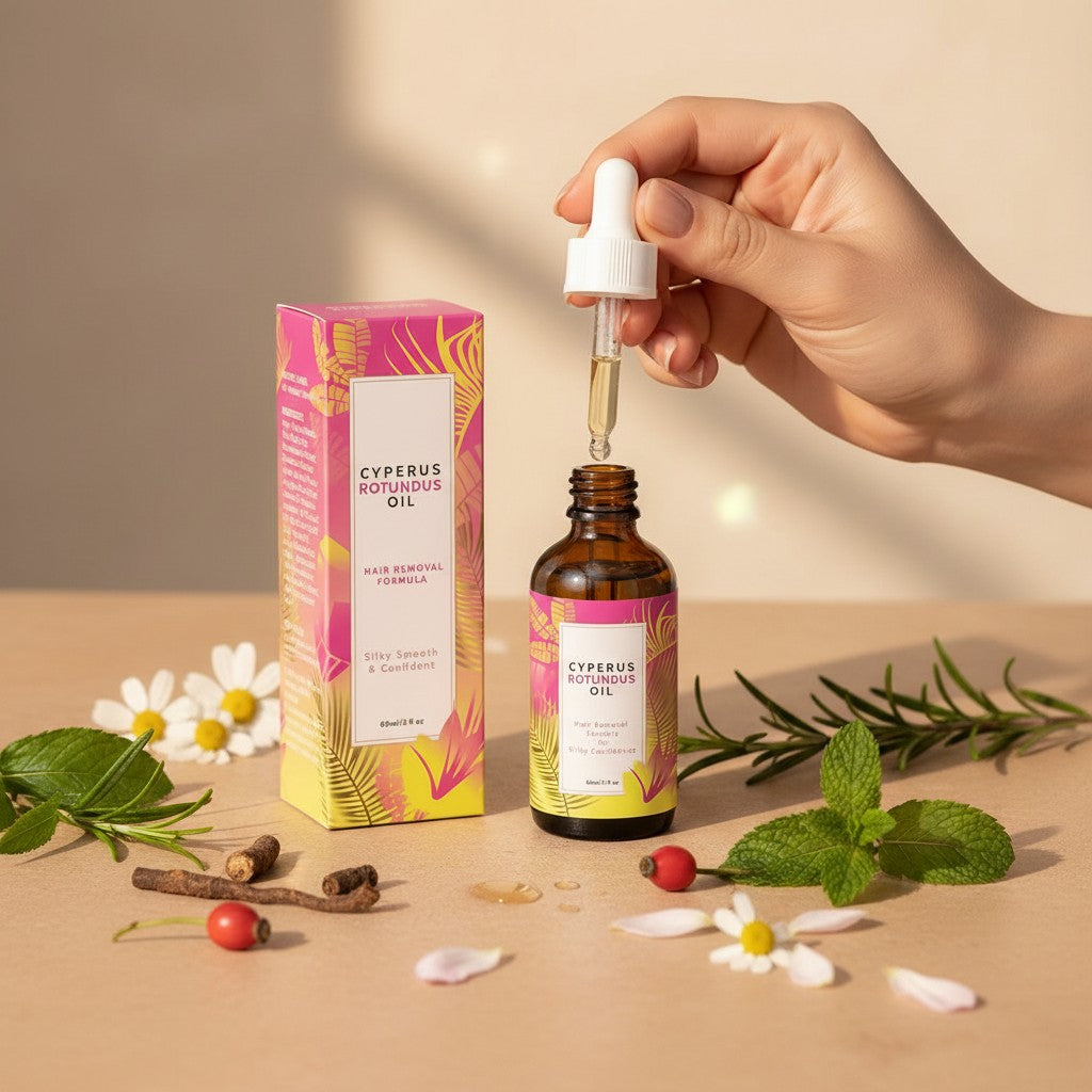 Lumora Cyperus Rotundus Oil Post-Hair-Removal Ritual