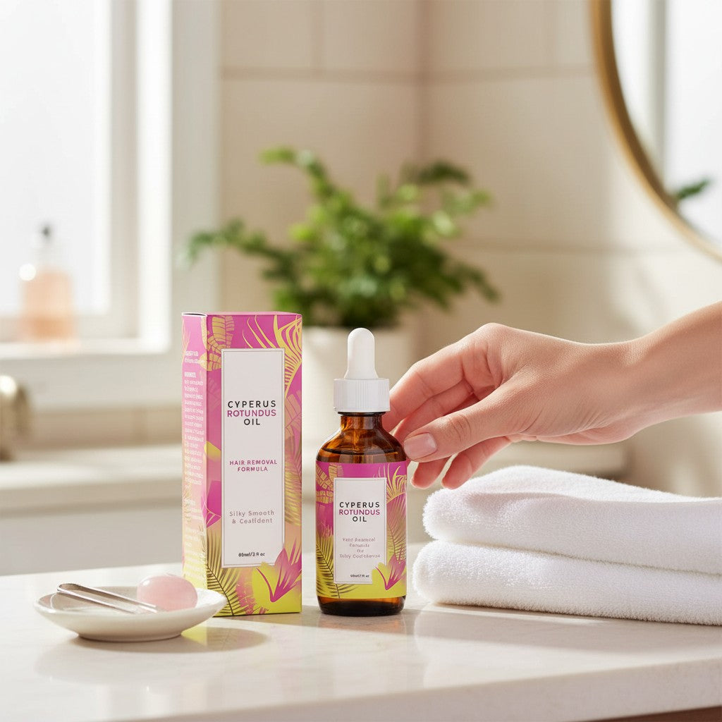 Lumora Cyperus Rotundus Oil Post-Hair-Removal Ritual