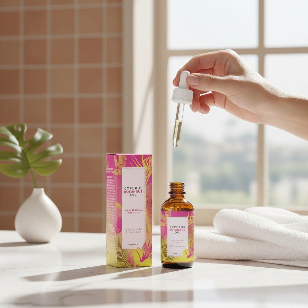 Lumora Cyperus Rotundus Oil Post-Hair-Removal Ritual